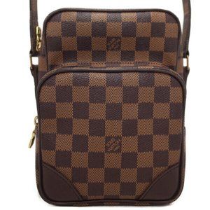 Amazon Damier Ebene Shoulder Bag